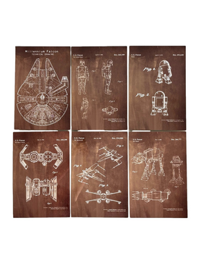 Star Wars toy patent print metal wall art (6)